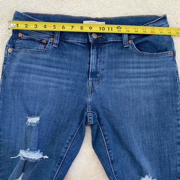 Levi’s boyfriend crop size 31 runs large 36 Waist - Picture 4 of 11